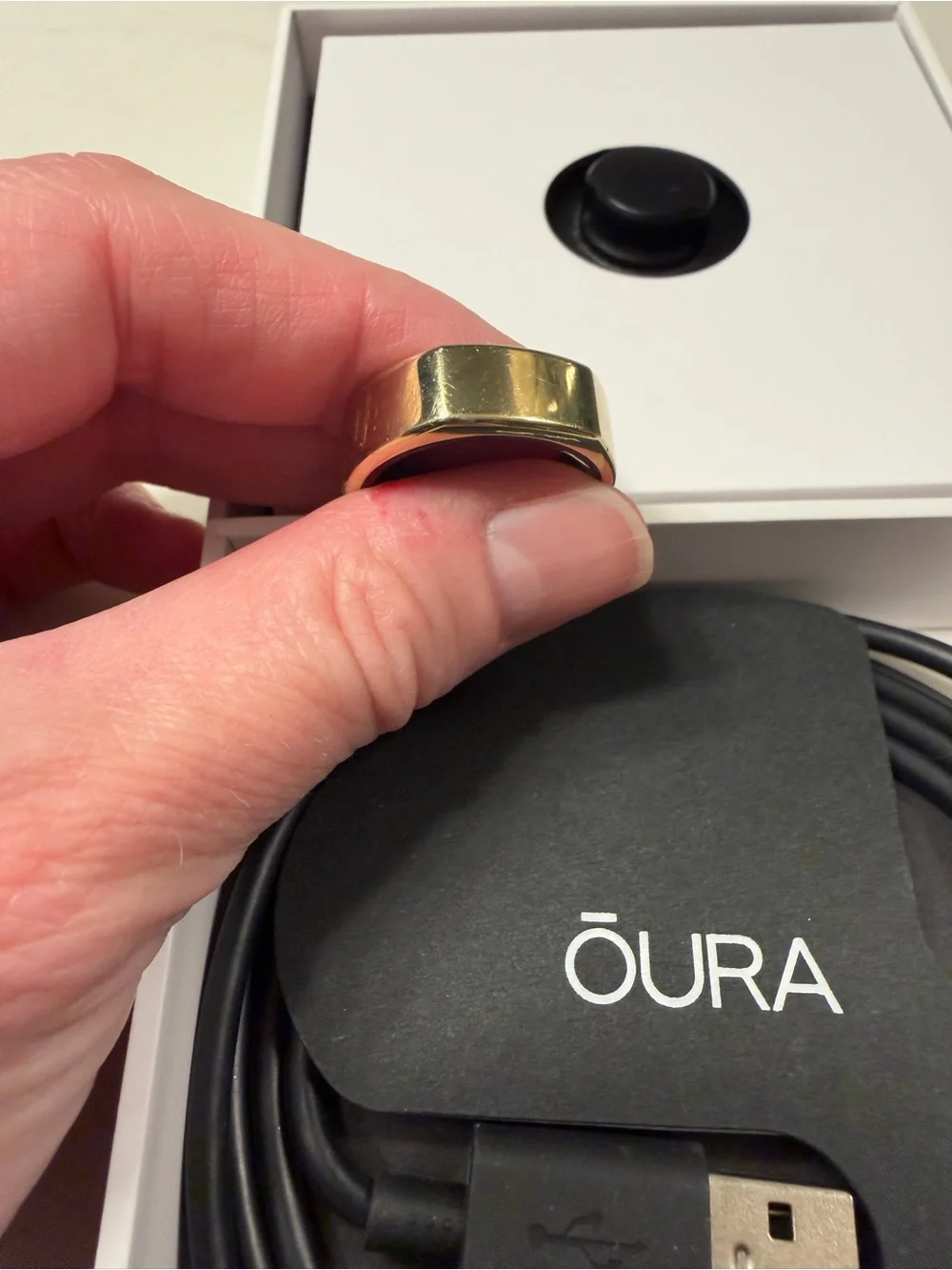 Gold Heritage Oura ring, size 9, Gen3